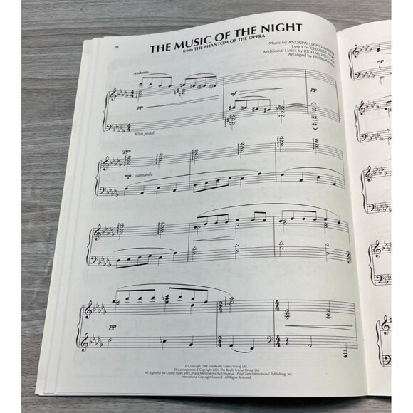 Andrew Lloyd Webber Piano Solo Book 18 Contemporary Theatre Classics Keveren - Picture 6 of 6